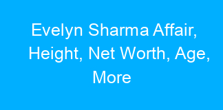 Evelyn Sharma Affair, Height, Net Worth, Age, More