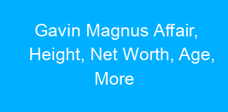 Gavin Magnus Affair, Height, Net Worth, Age, More
