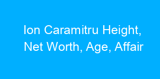 Ion Caramitru Height, Net Worth, Age, Affair