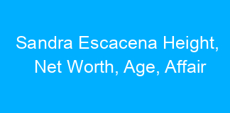 Sandra Escacena Height, Net Worth, Age, Affair
