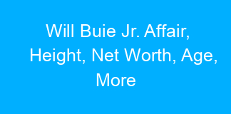 Will Buie Jr. Affair, Height, Net Worth, Age, More